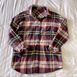 Flannel button down shirt
